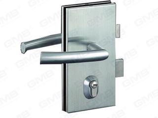 Zamknięcie drzwi zabezpieczającego drzwi szklane ze stali nierdzewnej zamek ślizgania się drzwi (18b)