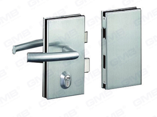 Zamknięcie drzwi zabezpieczającego szklane drzwi ze stali nierdzewnej zamek ślizgania się drzwi (17a)
