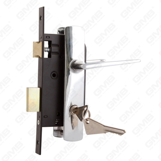 Zestaw zamków do drzwi o wysokim poziomie bezpieczeństwa z otworem na cylinder zapadkowy Zestaw zamków Uchwyt zamka w obudowie zamka (103)