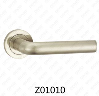 Aluminiowa klamka ze stopu cynku ze stopu cynku z okrągłą rozetą (Z01010)