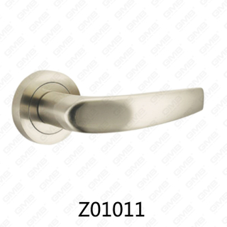 Aluminiowa klamka ze stopu cynku ze stopu cynku z okrągłą rozetą (Z01011)