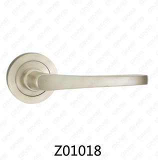 Aluminiowa klamka ze stopu cynku ze stopu cynku z okrągłą rozetą (Z01018)