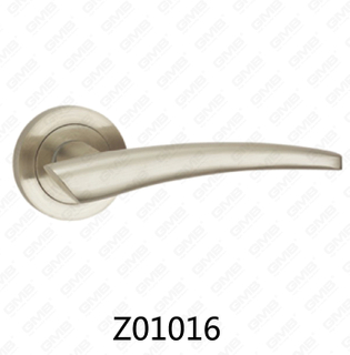 Aluminiowa klamka ze stopu cynku ze stopu cynku z okrągłą rozetą (Z01016)