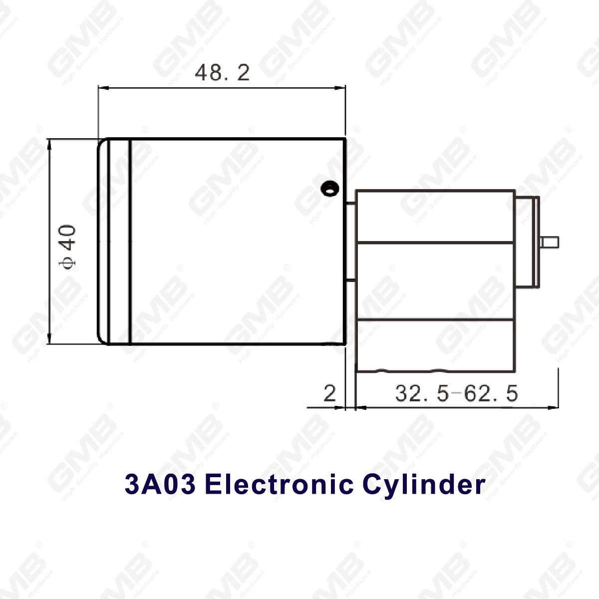 Biometryczny inteligentny cylinder Electronic Card Card Card Card (3A03)