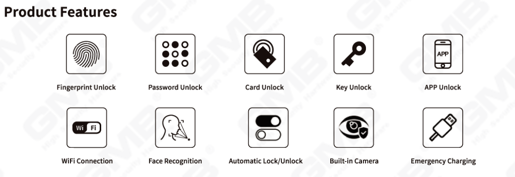 Rozpoznawanie twarzy Smart Lock (825)