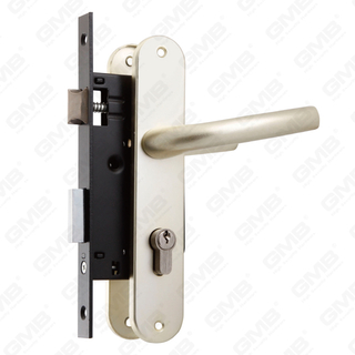 Zestaw zamków do drzwi o wysokim stopniu zabezpieczenia z otworem na cylinder zapadkowy Zestaw zamków Uchwyt zamka w obudowie zamka (113)