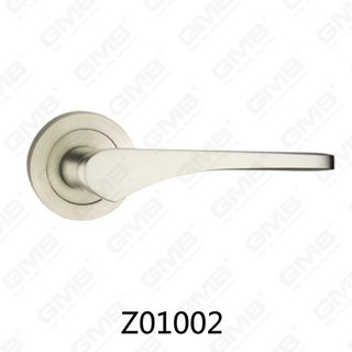 Aluminiowa klamka ze stopu cynku ze stopu cynku z okrągłą rozetą (Z01002)