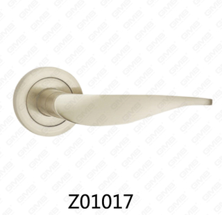 Aluminiowa klamka ze stopu cynku ze stopu cynku z okrągłą rozetą (Z01017)