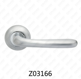Aluminiowa klamka ze stopu cynku ze stopu cynku z okrągłą rozetą (Z02166)